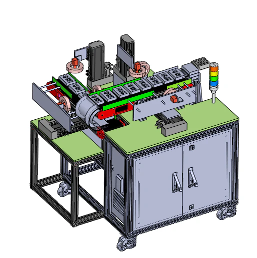 Cigarette box six-side inspection machine SW2018 3D Model .c4d .max .obj .3ds .fbx .stl .blend 