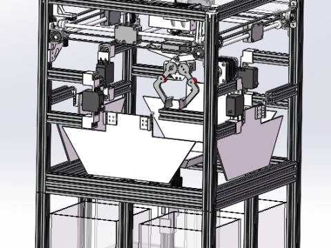 La poubelle class&eacute;e intelligente sw22 est modifiable Modèle 3D