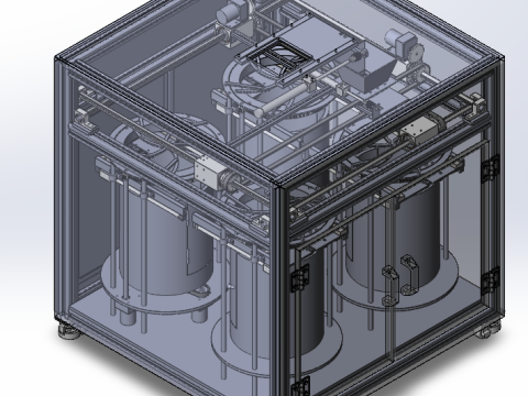 Intelligent classified trash cans sw18 editable Model 3D