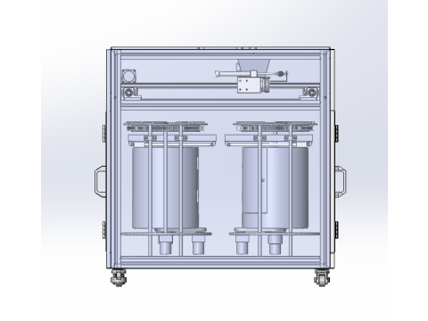 Intelligent classified trash cans sw18 editable Modello 3D