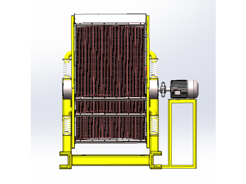 Linear shaker sw16 editable Model 3D