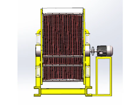 Linear shaker sw16 editable 3D Model