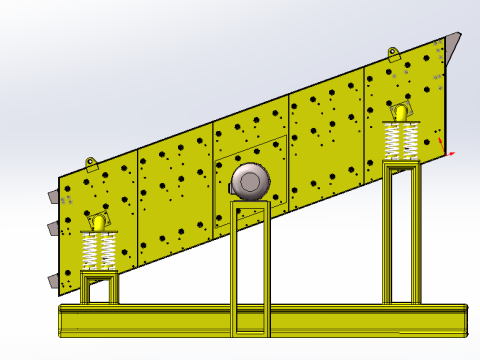 Linear shaker sw16 editable Model 3D
