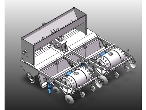 Seed planter sw22 editable 3D Modell