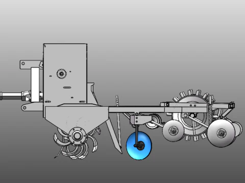 Seed planter sw22 editable 3D Model