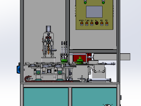 LXYC-BOSS outer flange inspection machine sw20 editable 3D Model