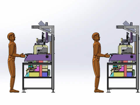 Different specifications of screw machine SW18 3D Model
