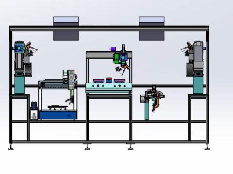 Different desktop soldering equipment SW18 can be edited 3D Модель