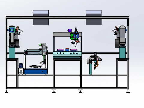 Different desktop soldering equipment SW18 can be edited 3D Model