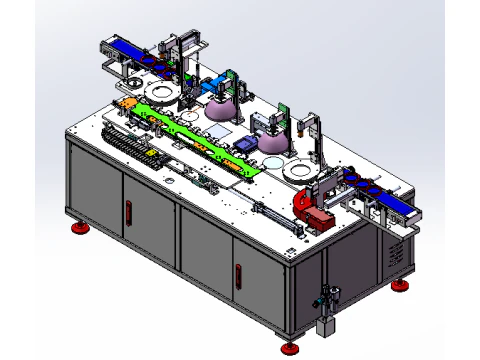 Peralatan Inspeksi Gambar Penampilan Lingkaran LXYC-BOSS Model 3D
