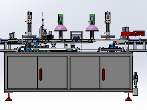 LXYC-BOSS Circle Appearance Image Inspection Equipment 3D 模型