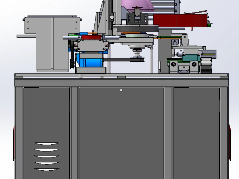 LXYC-BOSS Circle Appearance Image Inspection Equipment 3D Model