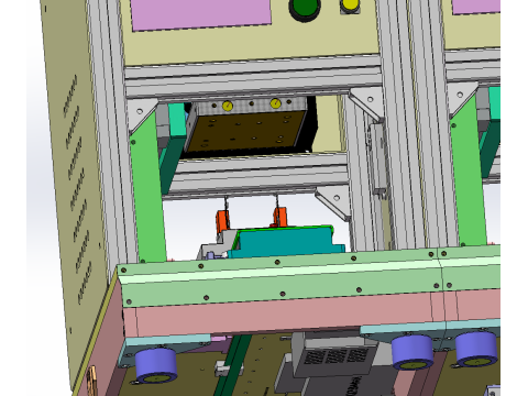 Six station press SW20 editable Model 3D