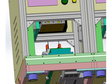 Six station press SW20 editable 3D Model