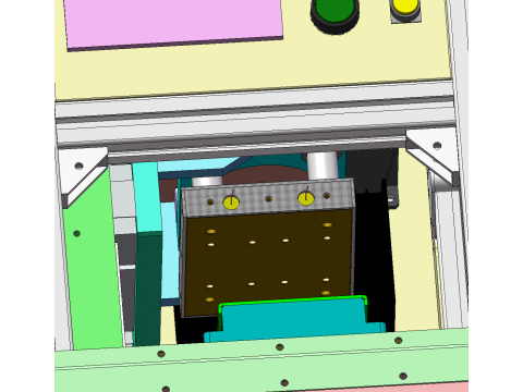 Six station press SW20 editable Model 3D