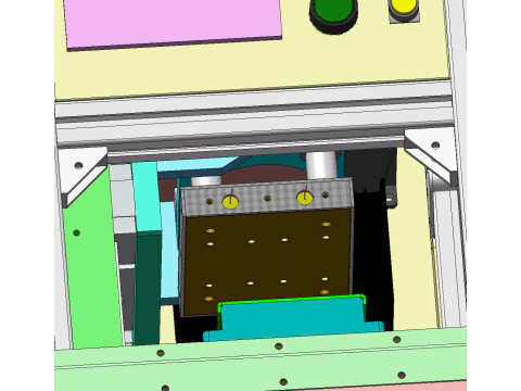 Six station press SW20 editable 3D Model