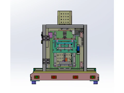 Six station press SW20 editable 3D Model