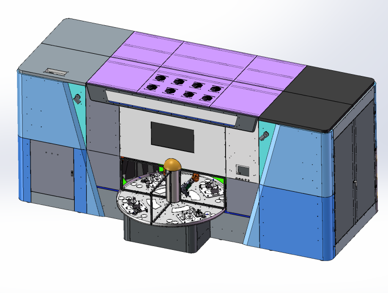 Four station welding and cutting workshop equipment SW 3D 模型 .c4d .max .obj .3ds .fbx .stl .blend 