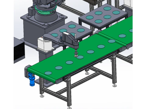 Design of Aluminum Plate Inspection and Packing Line Body 3D Model