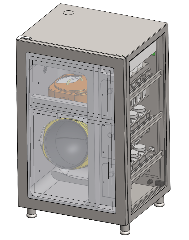 Automatic frying machine sw19 editable 3D मॉडल .c4d .max .obj .3ds .fbx .stl .blend
