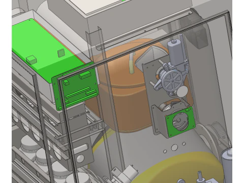 Automatic frying machine sw19 editable 3D Model