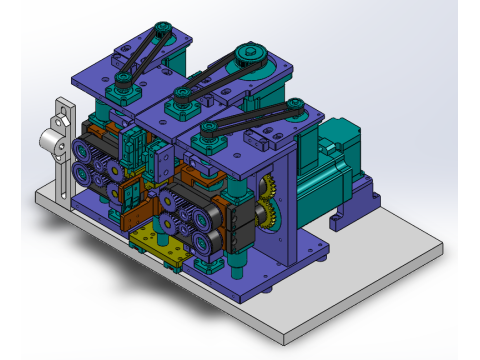 Automatic wire stripping and core taking machine sw20 is editable 3Dモデル