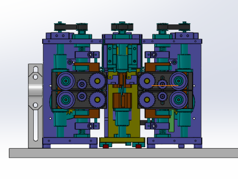 Automatic wire stripping and core taking machine sw20 is editable Model 3D