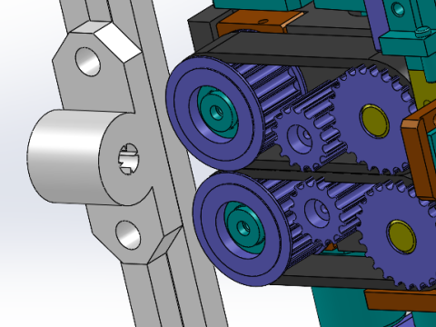 Automatic wire stripping and core taking machine sw20 is editable Model 3D