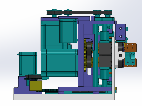 Automatic wire stripping and core taking machine sw20 is editable Model 3D