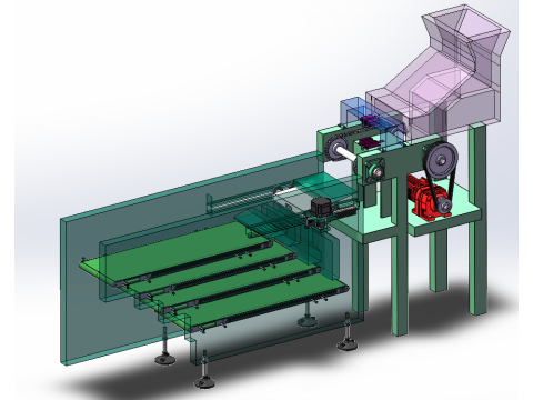 Bamboo tube diameter grader sw20 editable 3Dモデル