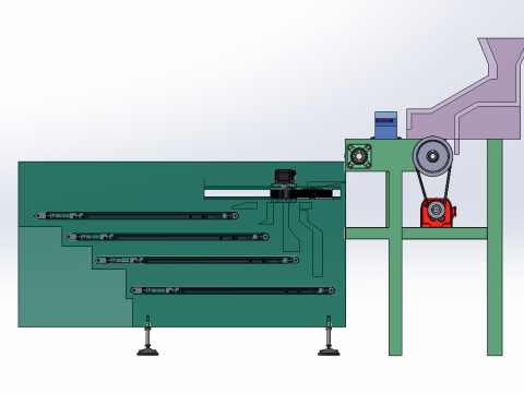 Bamboo tube diameter grader sw20 editable Model 3D