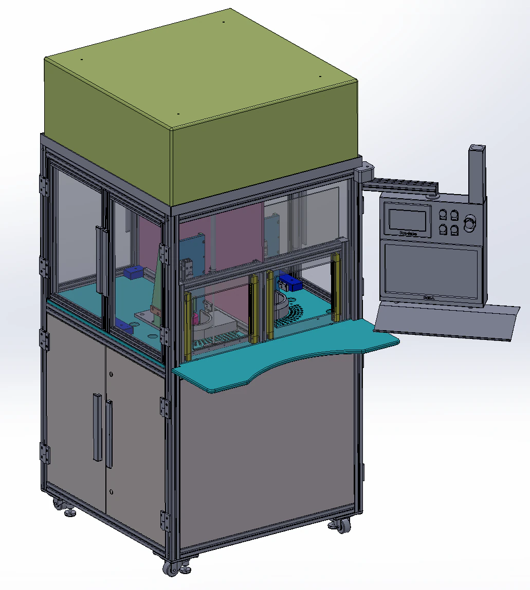 Dual station CO2 cleaning equipment 3D Model .c4d .max .obj .3ds .fbx .stl .blend 