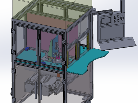 Dual station CO2 cleaning equipment 3D Модель