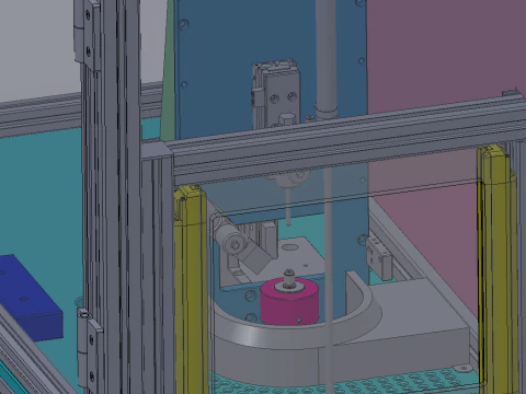 Dual station CO2 cleaning equipment 3D Model