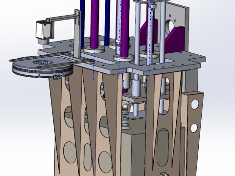Hairy crab packaging machine Modello 3D