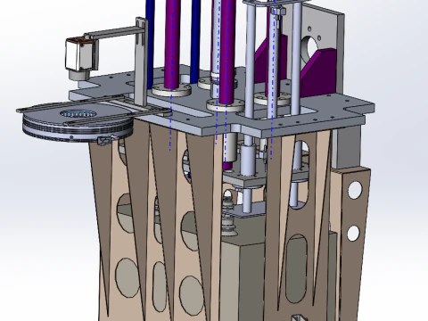 Hairy crab packaging machine 3D Model