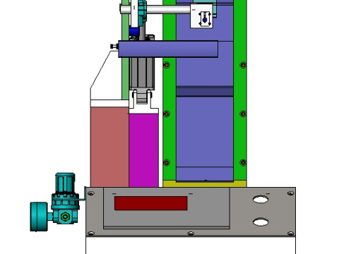 Key cover flip test equipment sw20 editable 3D मॉडल