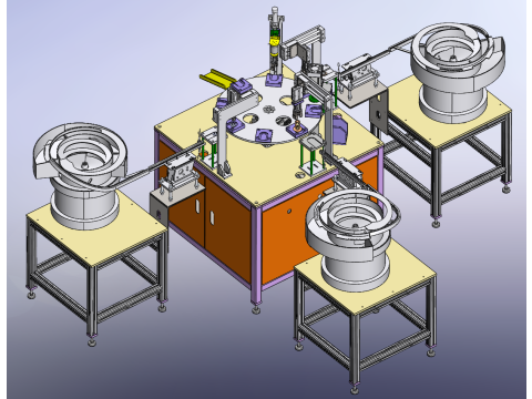 Plastic parts assembly equipment sw22 editable 3Dモデル