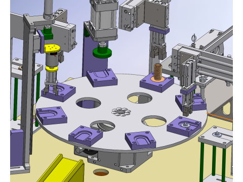 Plastic parts assembly equipment sw22 editable 3D Model