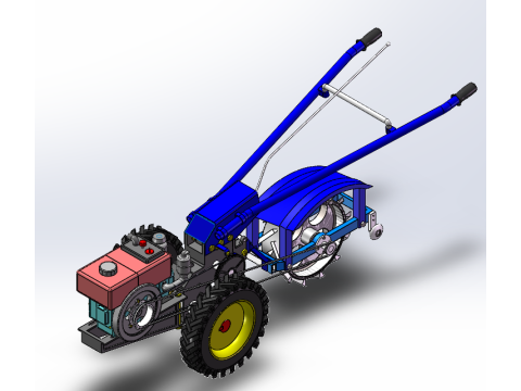 Small ditcher sw18 editable Modèle 3D