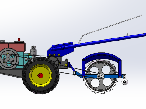 Small ditcher sw18 editable 3D Model
