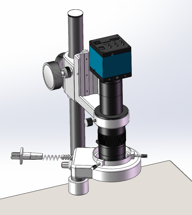 Intelligent electron microscope SW Model 3D .c4d .max .obj .3ds .fbx .stl .blend 