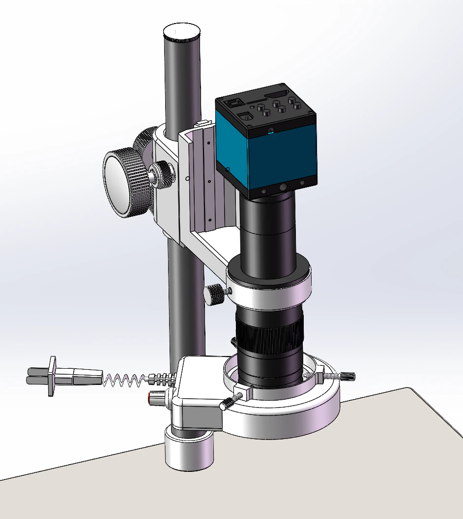 Intelligent electron microscope SW 3D Model .c4d .max .obj .3ds .fbx .stl .blend 