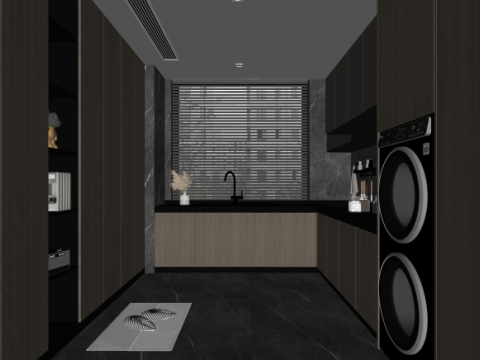 Modern Kitchen SketchUp 3D Модель