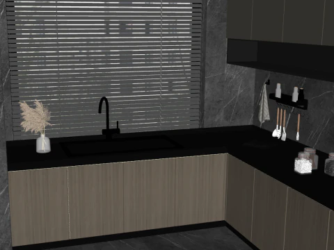 Modern Kitchen SketchUp 3D Model