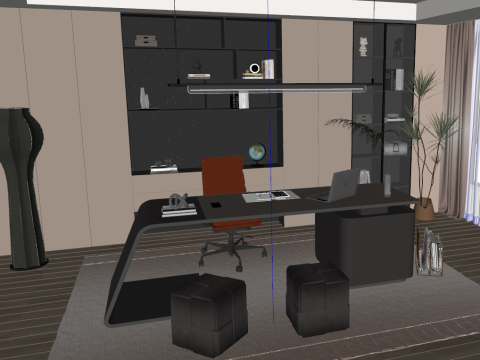 Modern Study SU Model 3D मॉडल