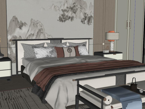 Bedroom Model 3D