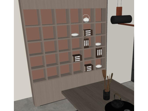 New Chinese Tea Room 3D 모델