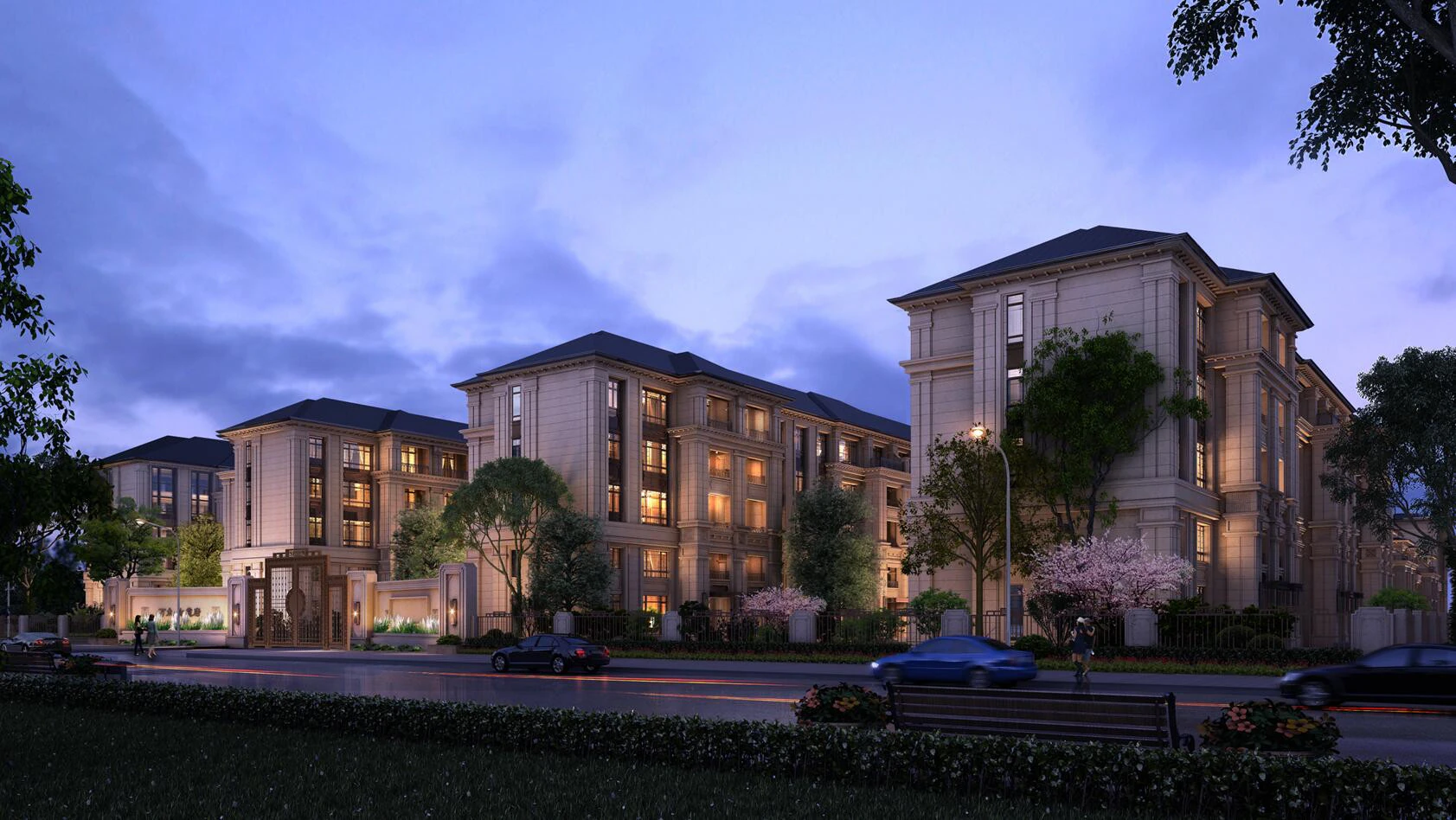 SU model for the design of a Chinese style stacked and row villa architectural scheme 3D Model .c4d .max .obj .3ds .fbx .stl .blend 