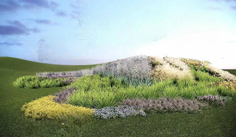 SU Model of Huajing Group Landscape 3D Model .c4d .max .obj .3ds .fbx .stl .blend